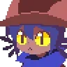 Niko from the game Oneshot with a neutral expression